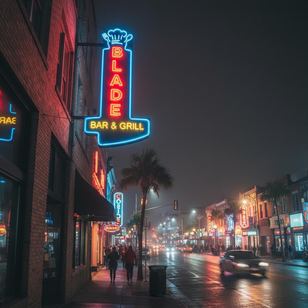 Fremont Street LED Blade Sign